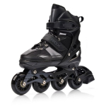 Reguliuojami riedučiai Meteor Rox, S 30-33, juodi