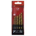 Rinkinys metalui HSS+kobaltas+TiN, 6 vnt 135