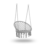 Pakabinamas BOHO fotelis, pilka