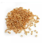 Įvorės metalinės 2 dalių 5 mm, 100 vnt., spalva aukso