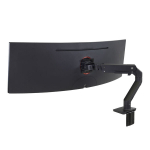 Monitoriaus laikiklis Ergotron HX Arm Desk Mount HD paprastas stalo laikiklis 38,1 cm (15) - 124,5 cm (49) juodas sukamas, reguliuojamas