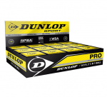 Skvo&scaron;o kamuoliukų komplektas Dunlop Pro Yellow Dot, 12 vnt.