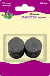 Apvalūs magnetukai 2 cm, 10 vnt. pakuotėje