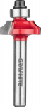 Frezas su guoliu, apvalinantis Hm 19x6.5mm, 6mm kotas, Graphite