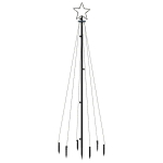 Kalėdų eglutė su kuoliuku, 108 LED, 180cm