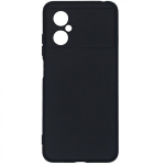 &bdquo;Evelatus Xiaomi Poco M4 5G&ldquo; nano silikoninis dėklas, mink&scaron;tas lietimui, TPU, juodas