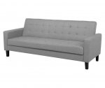 Trivietė sofa-lova Beliani Vehkoo, &scaron;viesiai pilka