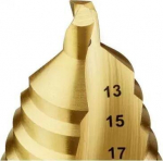 Dewalt pakopinis grąžtas 5-35 mm, titanu dengtas, metalui, medienai