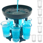 Alkoholio dozatorius su 6 stiklinėmis