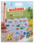 Ma&scaron;inos. Užduočių knygelė su 50 i&scaron;kilių lipdukų