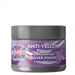 Kaukė neutralizuojanti geltonus atspalvius Ronney Professional Silver Power Anti-Yellow Pigment Mask, 300ml