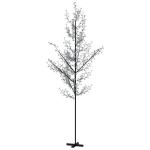 LED medis su vy&scaron;nių žiedais, 400cm, 672 &scaron;iltos baltos LED