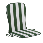 Kėdės pagalvėlė PATIO Sam C009-02PB žalia-balta, 74 x 38 cm