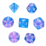 Kauliukai Rebel RPG Dice Set, Orchid