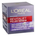 Dieninis veido kremas su hialurono rūg&scaron;timi L'Oreal Paris Revitalift Filler Renew, 50 ml