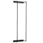 Rank&scaron;luosčių lentynėlė 70 cm, metalas, juoda