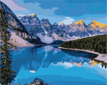 Tapyba pagal skaičius - Pie&scaron;imo rinkinys 40x50 cm. Mountain River
