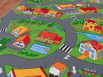 Rugsx vaiki&scaron;kas kilimas Little Village, 100x250 cm