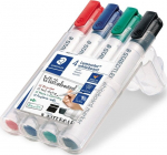 Žymeklių rinkinys baltai lentai Staedtler Lumocolor 351, 2 &ndash; 5 mm, 4 spalvos