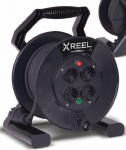 Xreel būgninis prailgintuvas 20m H05rr-f 3x2,5 Ip20 4 lizdai 230v
