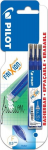 Pilot Frixion mėlyni 0,5mm trintukai ra&scaron;iklio papildymai, 3 vnt.