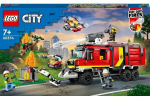 LEGO&reg; City 60374 ugniagesių sunkvežimis, žaislas su moderniais dronais ir minifigūrėlėmis