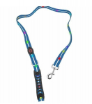 &Scaron;viečiantis LED pavadėlis &scaron;uniui Signal leash MT7118, mėlynas