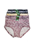 Didelio dydžio bambuko pluo&scaron;to kelnaitės moterims, 5 vnt., 5XL/6XL