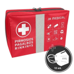 Atnaujintos 2022m. sudėties pirmos pagalbos vaistinėlė su FFP2 respiratoriais, 1 vnt.