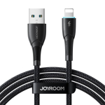 Kabelis iPhone Starry Series USB-A - Lightning, 1m, juodas