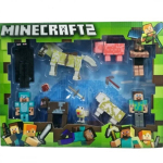 Minecraft stiliaus figūrėlių rinkinys, 12vnt.