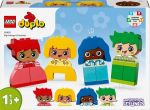 LEGO&reg; 10415 DUPLO &bdquo;Mano pirmosios stiprios emocijos ir dideli jausmai&ldquo;, žaislas kūdikiams, 23 spalvingos kaladėlės ir 4 personažai