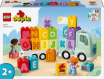 LEGO&reg; 10421 DUPLO Mano miestelio abėcėlės sunkvežimis, abėcėlės mokomasis žaislas vaikams nuo 2 metų