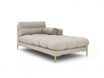 &Scaron;ezlongas Cosmopolitan Design Bali, smėlio spalvos