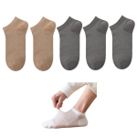 Kojinės unisex StrCloud, smėlio spalvos/pilkos, 5 poros