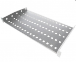 Stalčius - Alantec SA-P-19-1U-280-2-S-01 Fiksuotas 19" 1U 280mm Gylio, Pilka