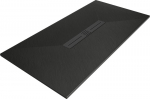 Stačiakampis du&scaron;o padėklas Mexen Toro SMC su sifonu, 150 x 70 cm, Black+Black
