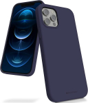 Dėklas Mercury Silicone Case Apple iPhone 16 Plus tamsiai mėlynas