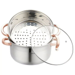 Klausberg nugarintuvas garinimui 24cm, 5l, Rose Gold