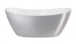 Vonia Besco Ayla Glam Silver, 170 x 80 cm, su chrome sifonu