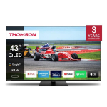 Televizorius TV QLED - THOMSON - 43QG7C14 - 4K UHD - 144Hz - I&scaron;manusis TV su Google TV
