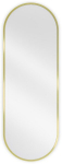 Vonios veidrodis Mexen Loft Oval, 100 x 35 cm, auksinis