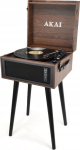 Akai grotuvas ATT-101BT, 4905192534073, 33/45/78 RPM, Bluetooth 5.0, AUX, RCA, SD, USB, integruotas garsiakalbis, 2x0.8W RMS