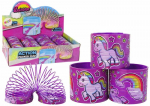 Spyruoklė su vienaragiu Lean Toys, violetinė, 1 vnt.