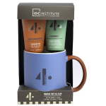 Rinkinys IDC Institute 4 elements: du&scaron;on želė, 50 ml + kūno losjonas, 50 ml + puodelis