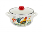 Puodas emaliuotas 18cm 2,9l