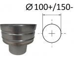 Adapteris. D 100+/150- mm.