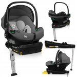 &bdquo;Lionelo Lemmy i-Size&ldquo; automobilinė kėdutė &ndash; vaikams nuo 40 iki 87 cm ūgio, standartinė &bdquo;i-Size&ldquo; sistema, &scaron;oninė apsauga, suderinama su ISOFIX, &bdquo;Memory Foam&ldquo; galvos atrama, &bdquo;Dri-Seat&ldquo; sistema