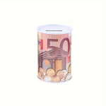 Euro Dolerio Paveikslėlio Skardinė Kiaulė Taupyklė,  &Scaron;viesiai rožinė