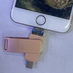 USB laikmena Flash laikmena iPhone ir iPad, Rožinis